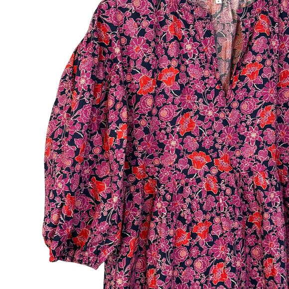 SUDNRY for Evereve The Anywhere Mini Dress in Ditzy Floral Women's size 0 - Picture 6 of 12